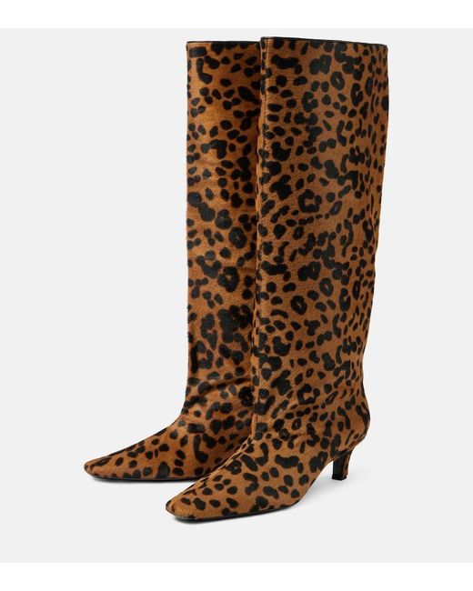 Totême  Brown 'The Wide Shaft' Boots