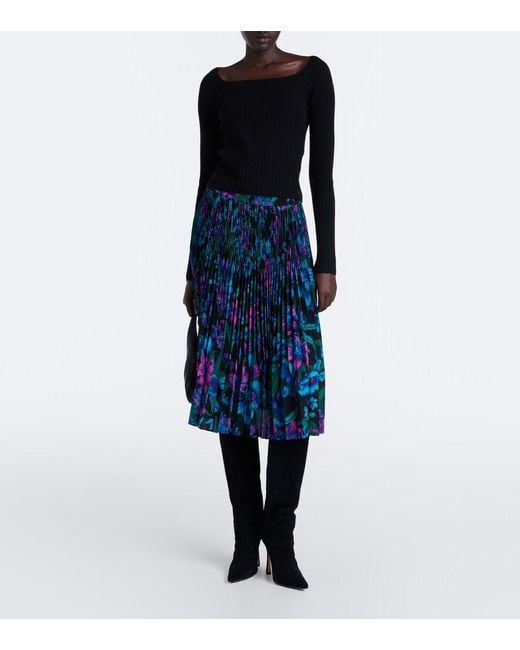 Gucci Black Ribbed-Knit Wool And Cashmere Sweater