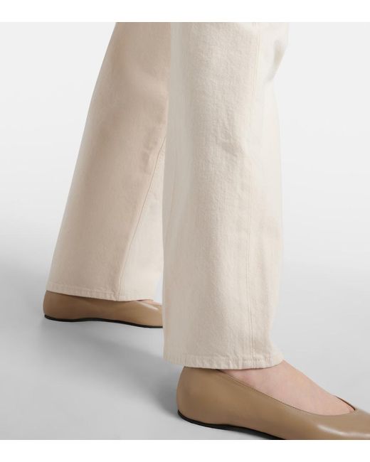 Totême Natural High-Rise Wide-Leg Jeans