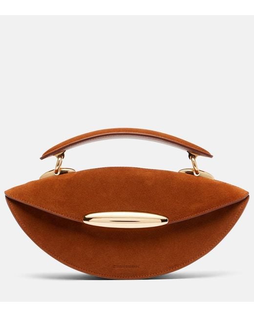 Zimmermann Brown Wavelength Suede Tote Bag