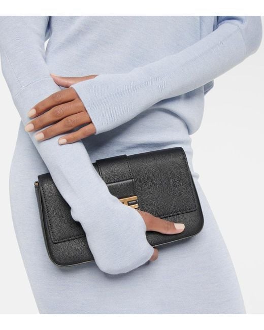 Tom Ford Blue Midikleid Aus Kaschmir Und Seide