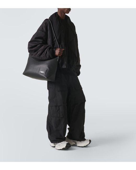 Balenciaga Credit Messenger Bag Large in Black for Men | Lyst