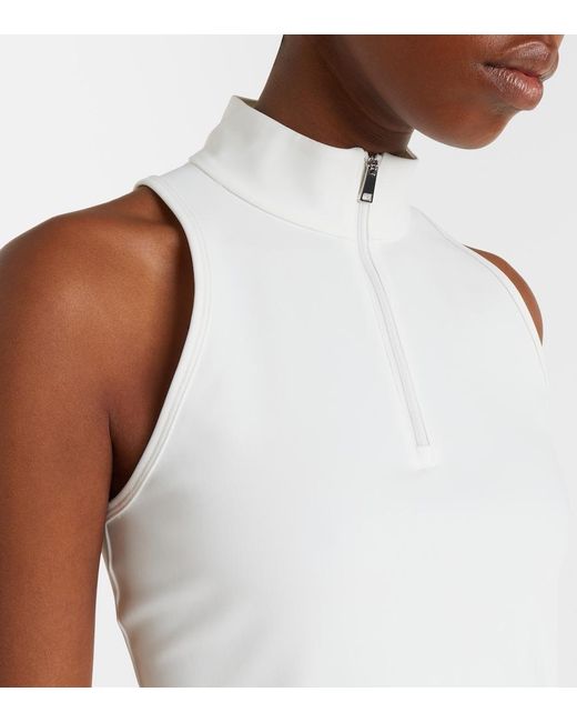 Tory Burch White Pleated Tennis Dress
