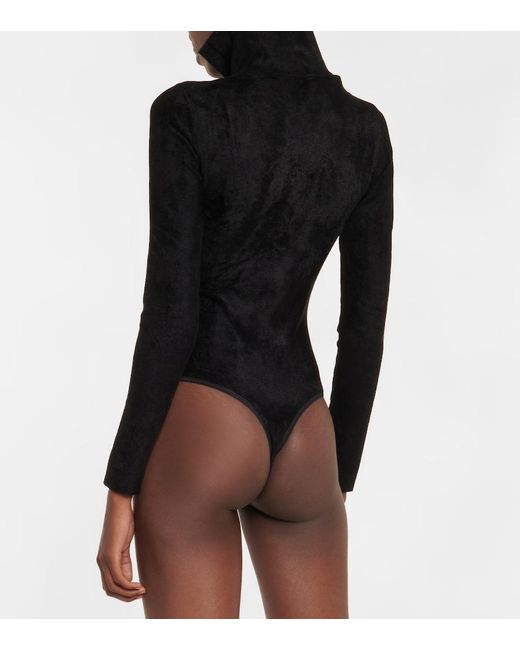 Alaïa Black Alaia Turtleneck Bodysuit