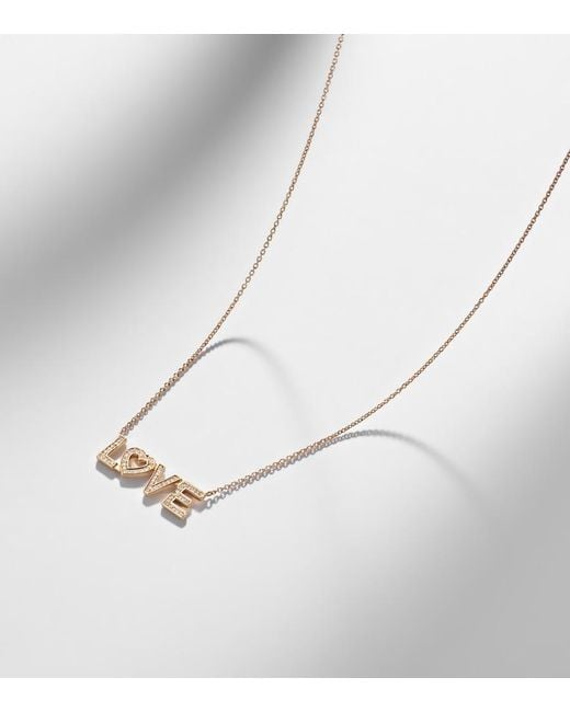 Sophie Bille Brahe White Love 18Kt Necklace With Diamonds