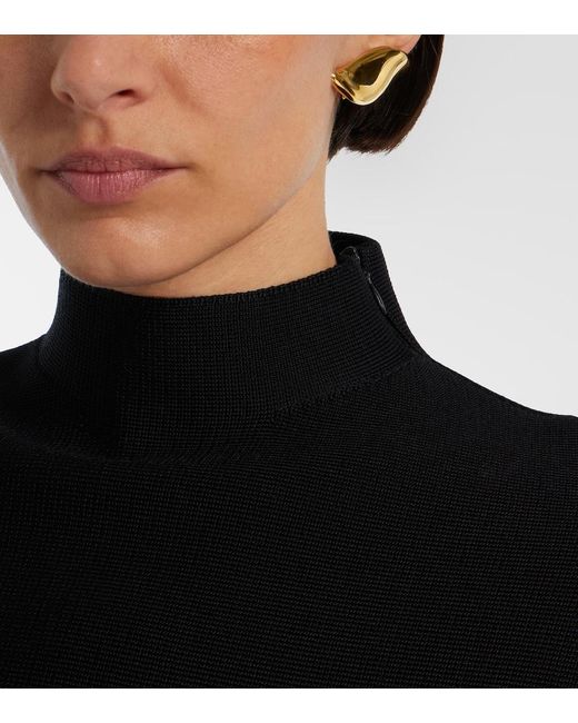 Khaite White Leaf Clip-On Earrings