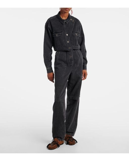 Isabel Marant Blue Denim Jumpsuit