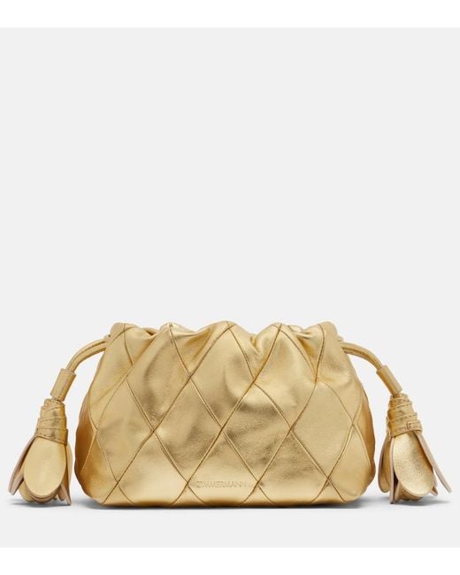 Zimmermann Natural Cloud 91 Small Metallic Leather Clutch