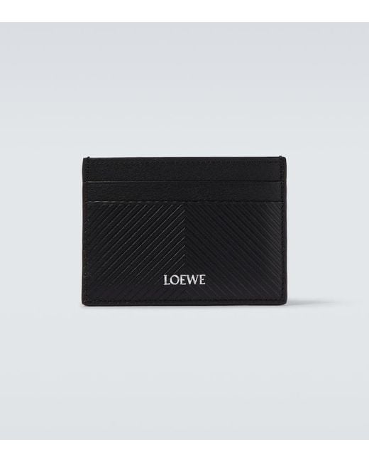 Loewe Kartenetui Aus Leder in Black für Herren