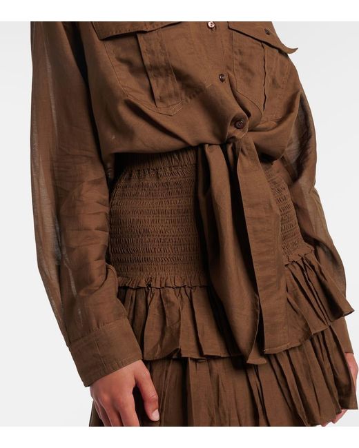 Camicia Nath di Isabel Marant in Brown