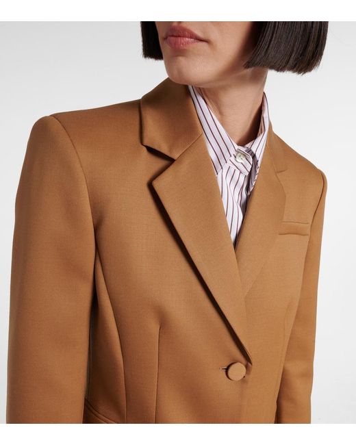 Altuzarra Brown Fenice Wool Blazer