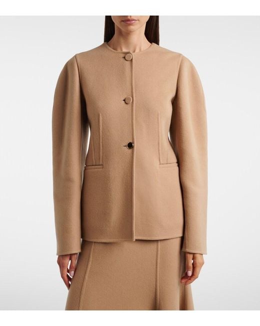 Gabriela Hearst Brown Daelan Cashmere Jacket