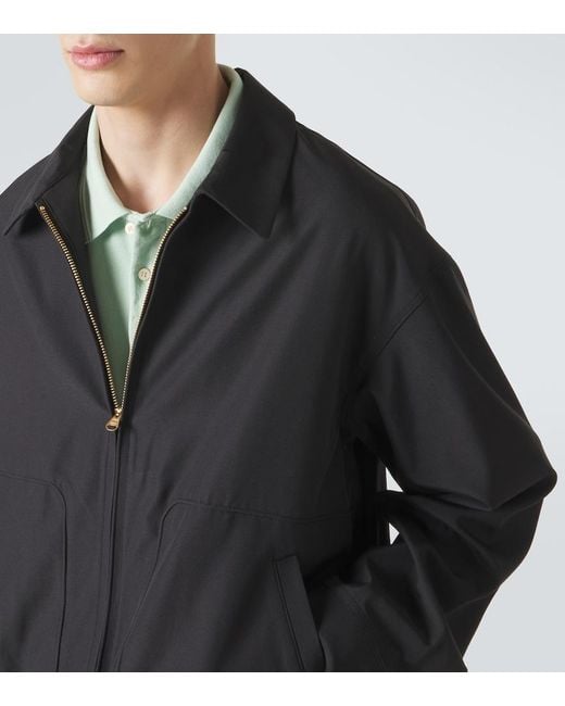 Visvim Blue Somer Silk And Wool Jacket for men