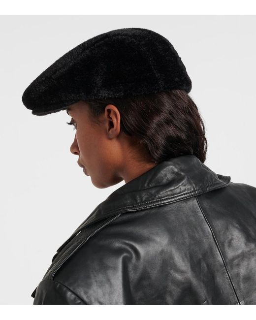 Ruslan Baginskiy Black Logo Flat Cap