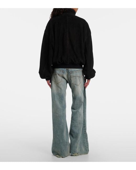 Balenciaga Black Suede Jacket