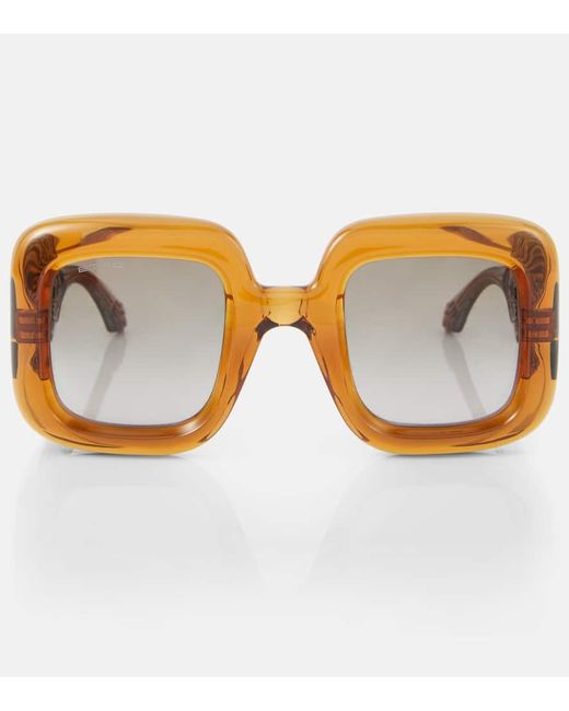 Etro Brown Oversize-Sonnenbrille