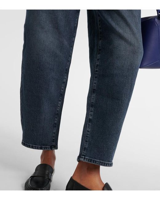 7 For All Mankind Blue High-Rise Jeans Jayne