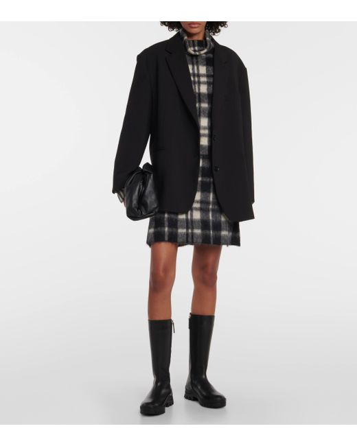 Polo Ralph Lauren Black Plaid Miniskirt