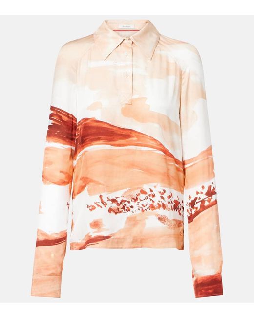 J.W. Anderson Orange Bedrucktes Hemd