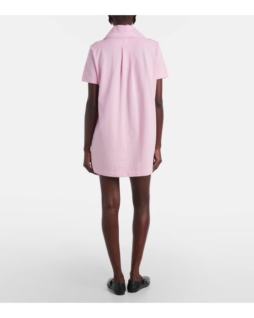 Patou Pink Polokleid Aus Baumwolle