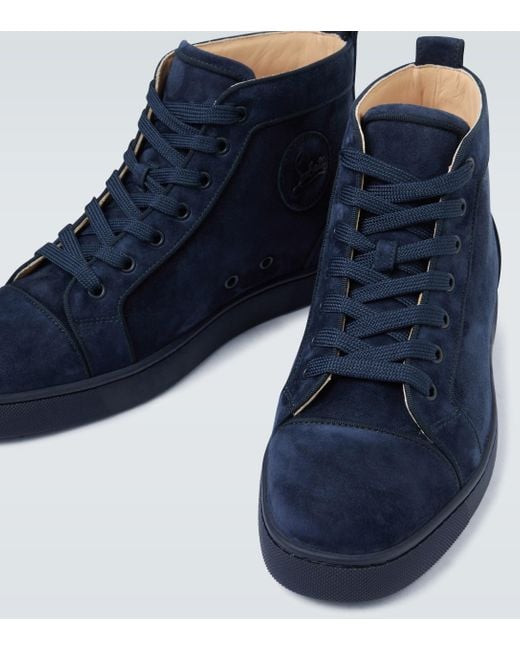Blue Louis Orlato High Top Sneakers 