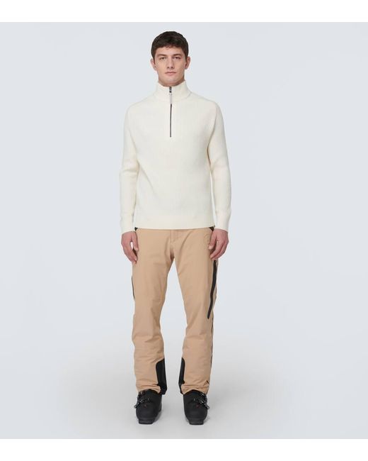 Pullover Darvin in lana e cashmere con zip di Bogner in White da Uomo
