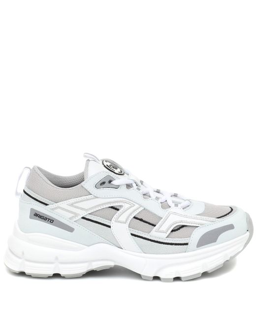 axel arigato white and grey marathon r trail sneakers