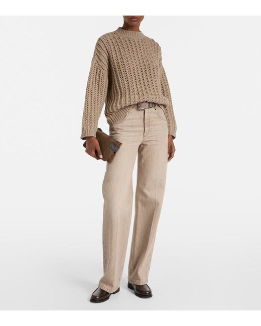 Pullover di Brunello Cucinelli in Brown