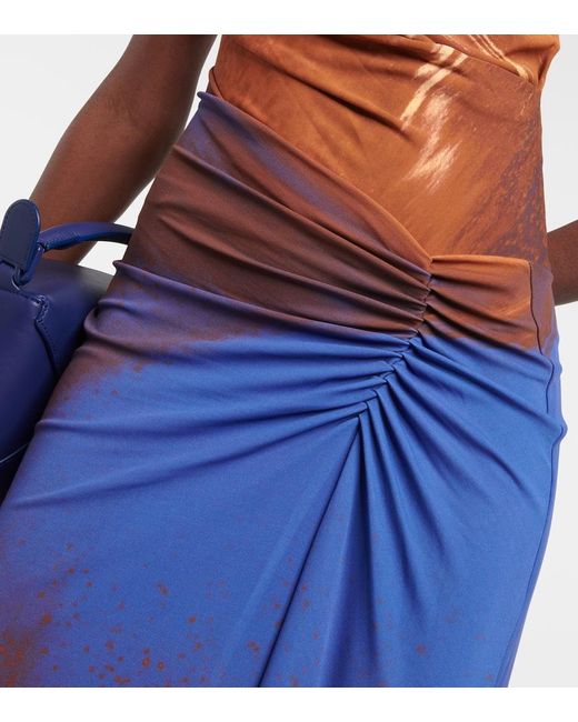 Vestido midi Acacia de jersey Jonathan Simkhai de color Blue