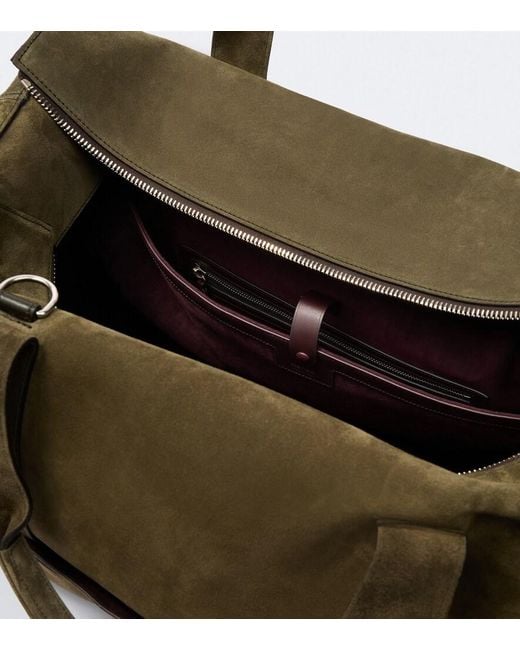 Metier Green Racer 53 Suede Duffel Bag for men