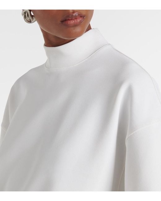 Wardrobe NYC White Semi Matte Top