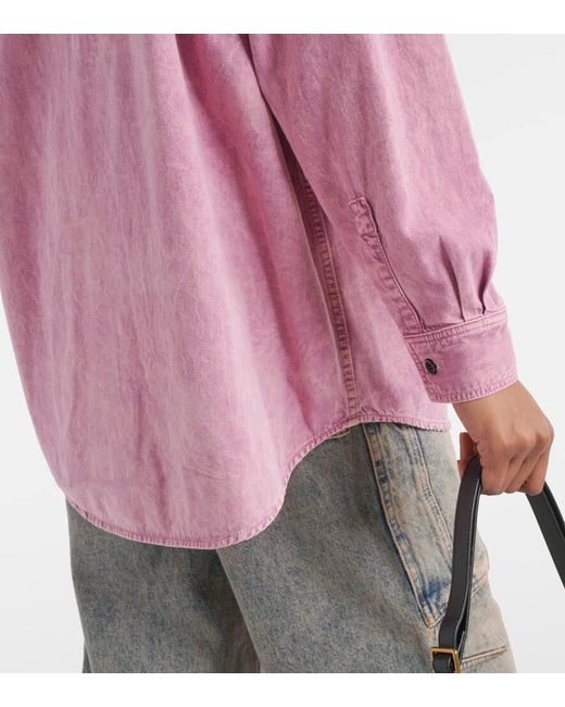 Camicia di jeans Verane di Isabel Marant in Pink
