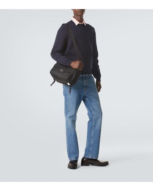 Borsa A Spalla di Prada in Black da Uomo