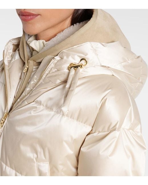 Bogner Natural Lyra Belted Down Ski Jacket