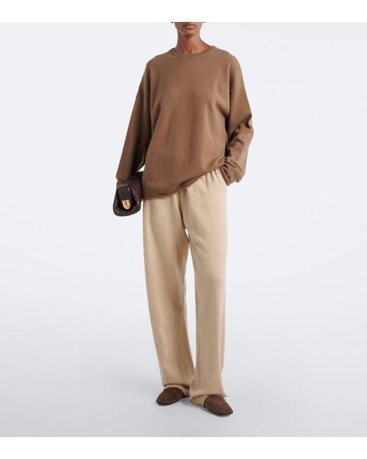 Extreme Cashmere Brown N°493 Paolo Cashmere-Blend Sweater