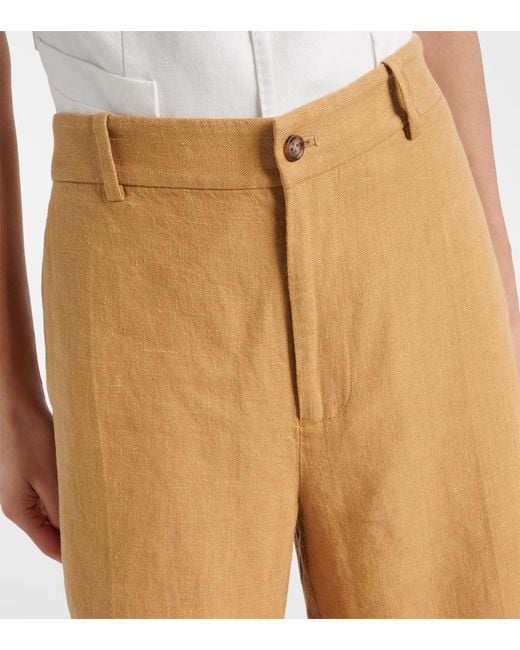 Polo Ralph Lauren Natural Linen Shorts