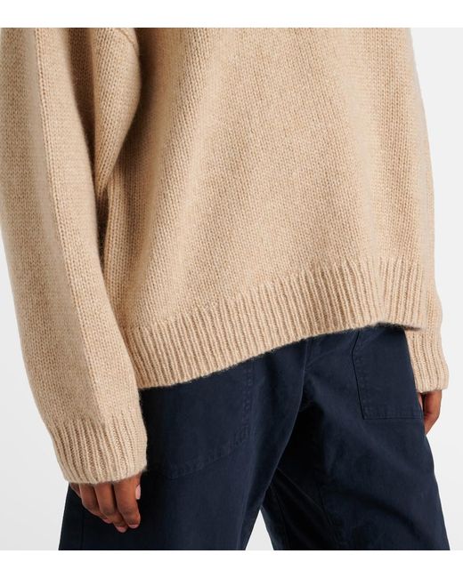 Nili Lotan Natural Shagan Cashmere Sweater