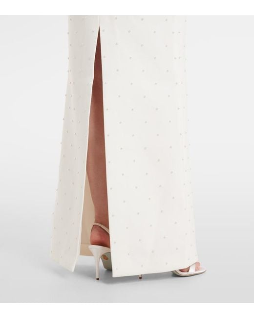 Rebecca Vallance White Bridal La Peregrina Crepe Gown