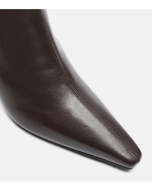Jude Black Cave Leather Ankle Boots