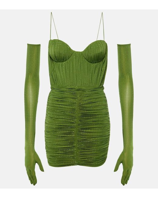 Abito Corto di Alex Perry in Green