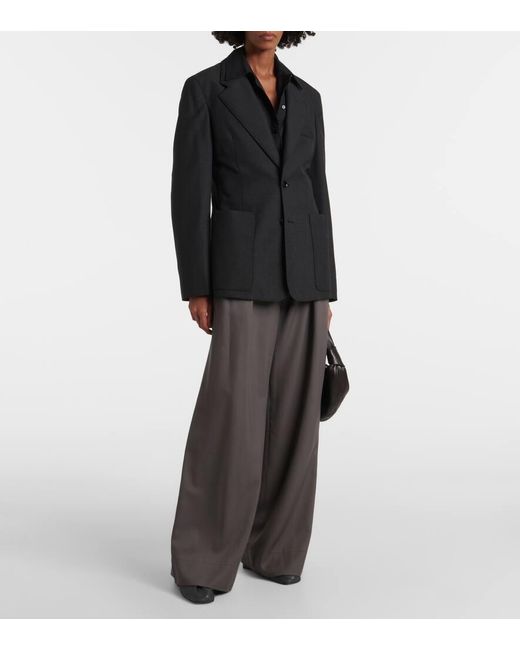Lemaire Black Twill Blazer
