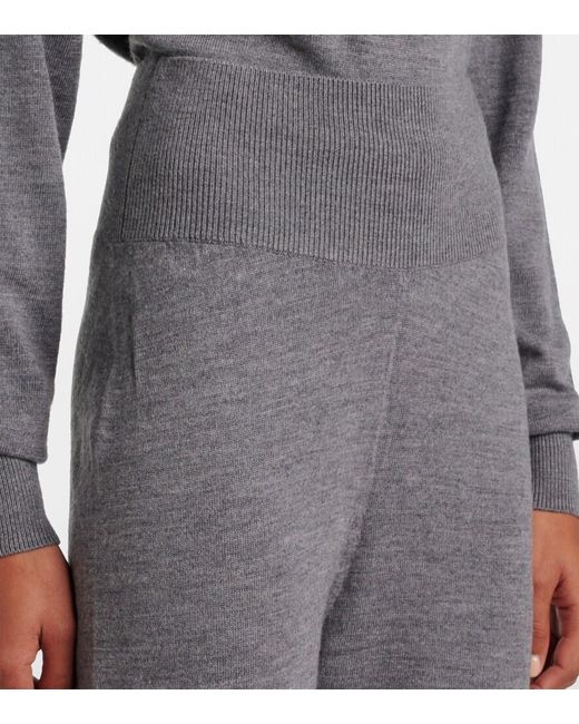 Chloé Gray Wool Sweatpants