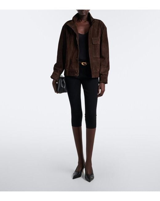 Nili Lotan Brown Cirque Suede Jacket