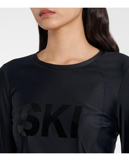 Perfect Moment Blue Ski Crew Ski Top