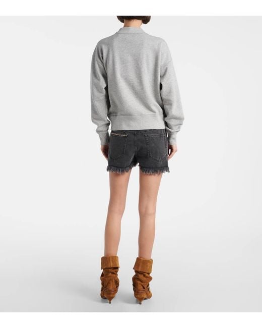 Sudadera Moby En Mezcla De Algodon Isabel Marant de color Gray