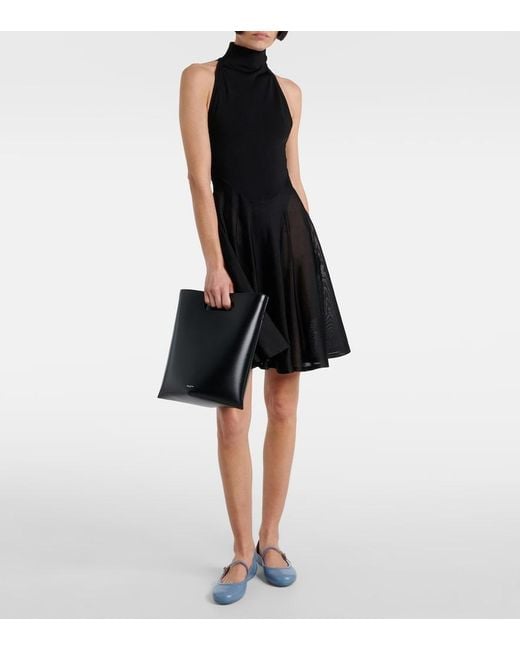Gianvito Rossi Blue Carla Leather Mary Jane Flats