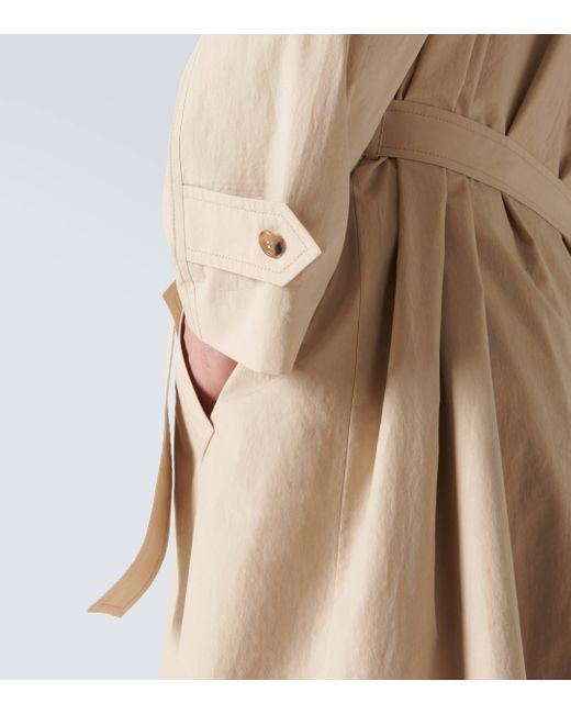 Trench-coat en coton a logo Miu Miu pour homme en coloris Natural