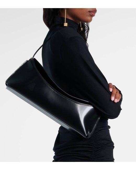 Jacquemus Black Schultertasche Calisso Aus Leder