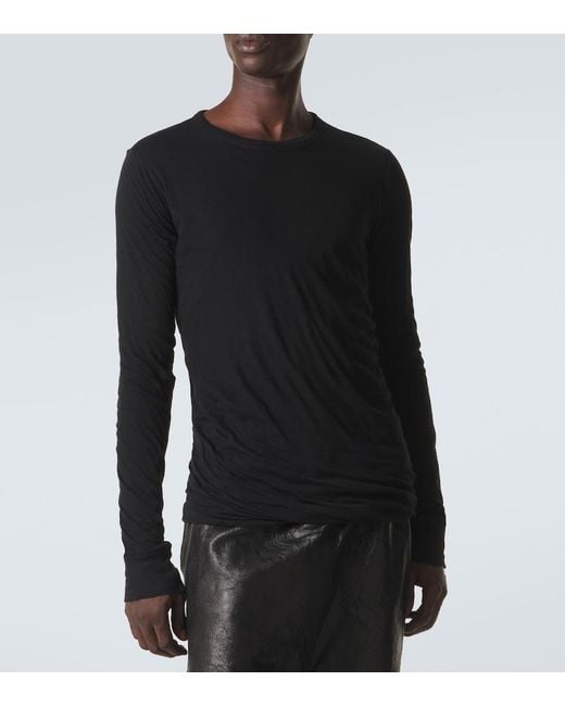 Rick Owens Black Cotton Top for men