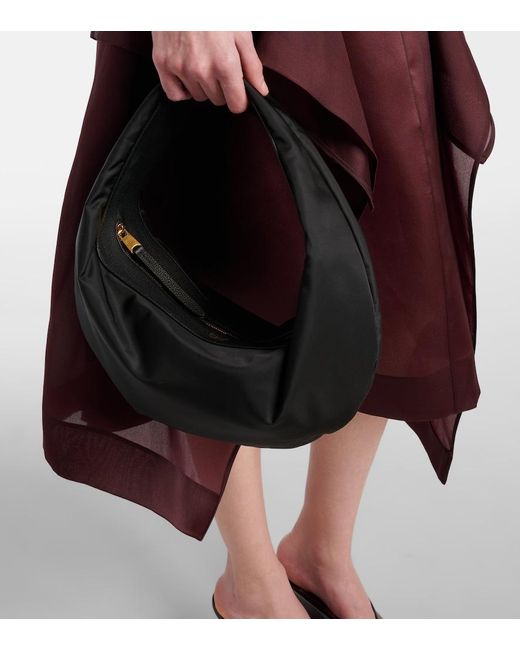 Khaite Black Olivia Medium Shoulder Bag
